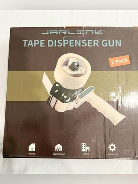 JARLINK Tape Dispenser Gun 2 Pack Gray and Green without tapes